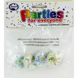 4 Pack Laser Spinning Top Favors