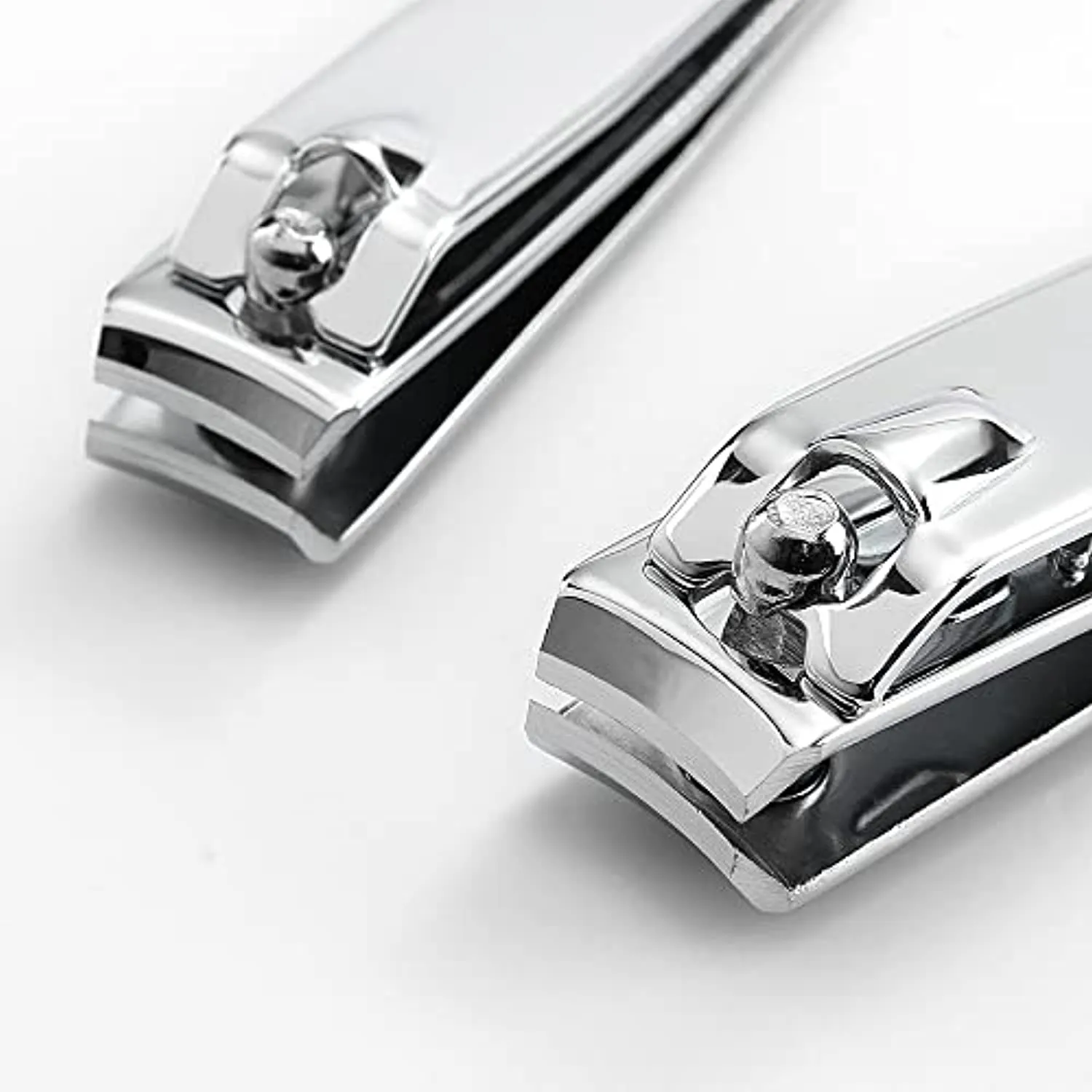 4 Pcs Professional Stainless Steel Toenail Clipper and Fingernails by QLL - Swing Out Nail Cleaner/File - Sharpest Stainless Steel Clipper - Wide Easy Press Lever – Best Quality Nail Cutter