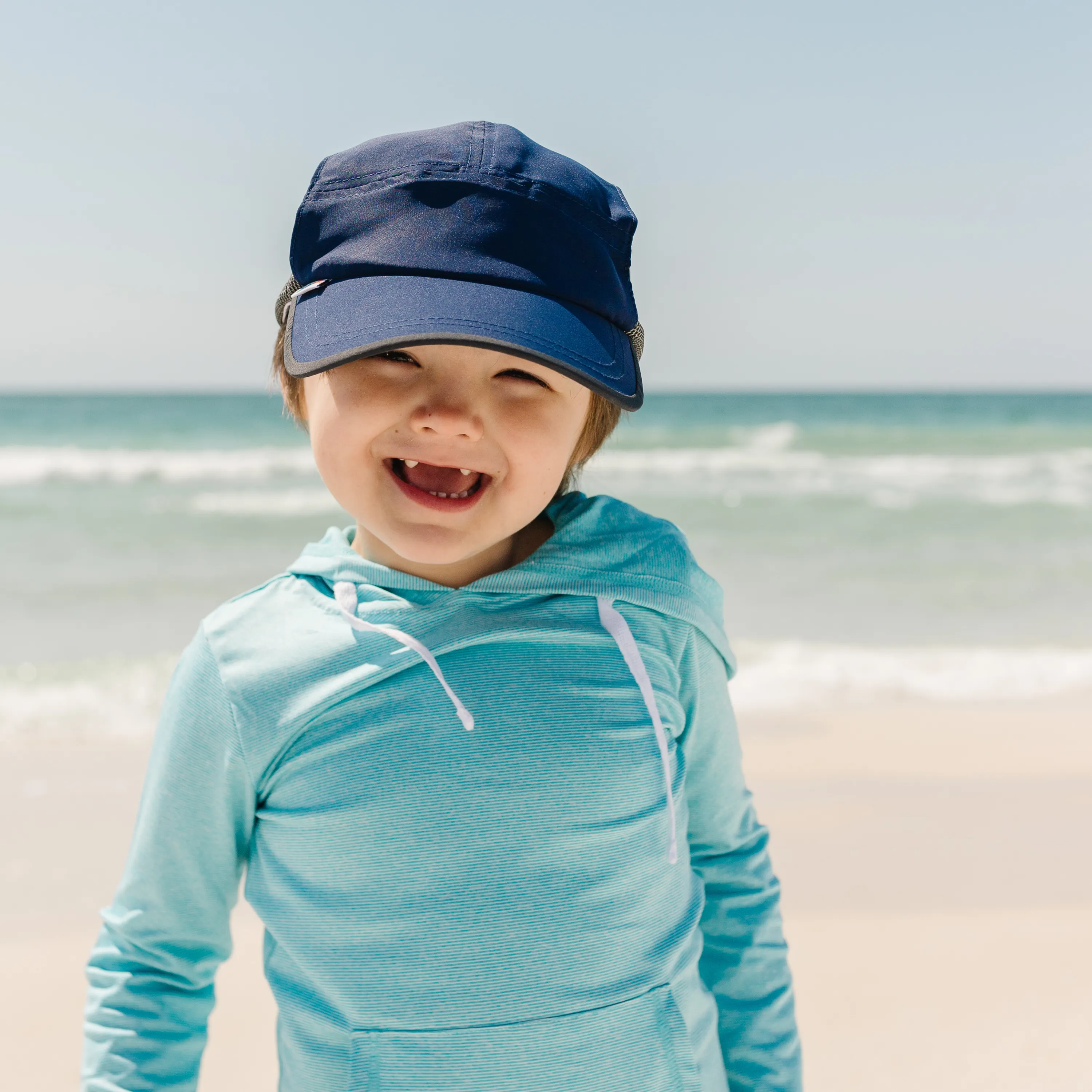 Adjustable UPF Baseball Hat - one-size fits all | Navy