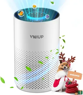 Air Purifiers for Bedroom Home up to 800 ft, Vniup H14 True HEPA Room Air Purifiers for Bedroom, with Fragrance Function Sleep Mode& Light Mode Air Cleaner for Pet Dander Odor Dust Smoke
