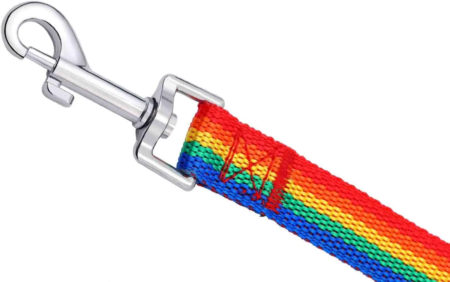 AmaGood Dog/Puppy Obedience Recall Training Agility Lead-15 ft 20 ft 30 ft 50 ft Long Leash-for Dog Training,Recall,Play,Safety,Camping (30feet, Rainbow)