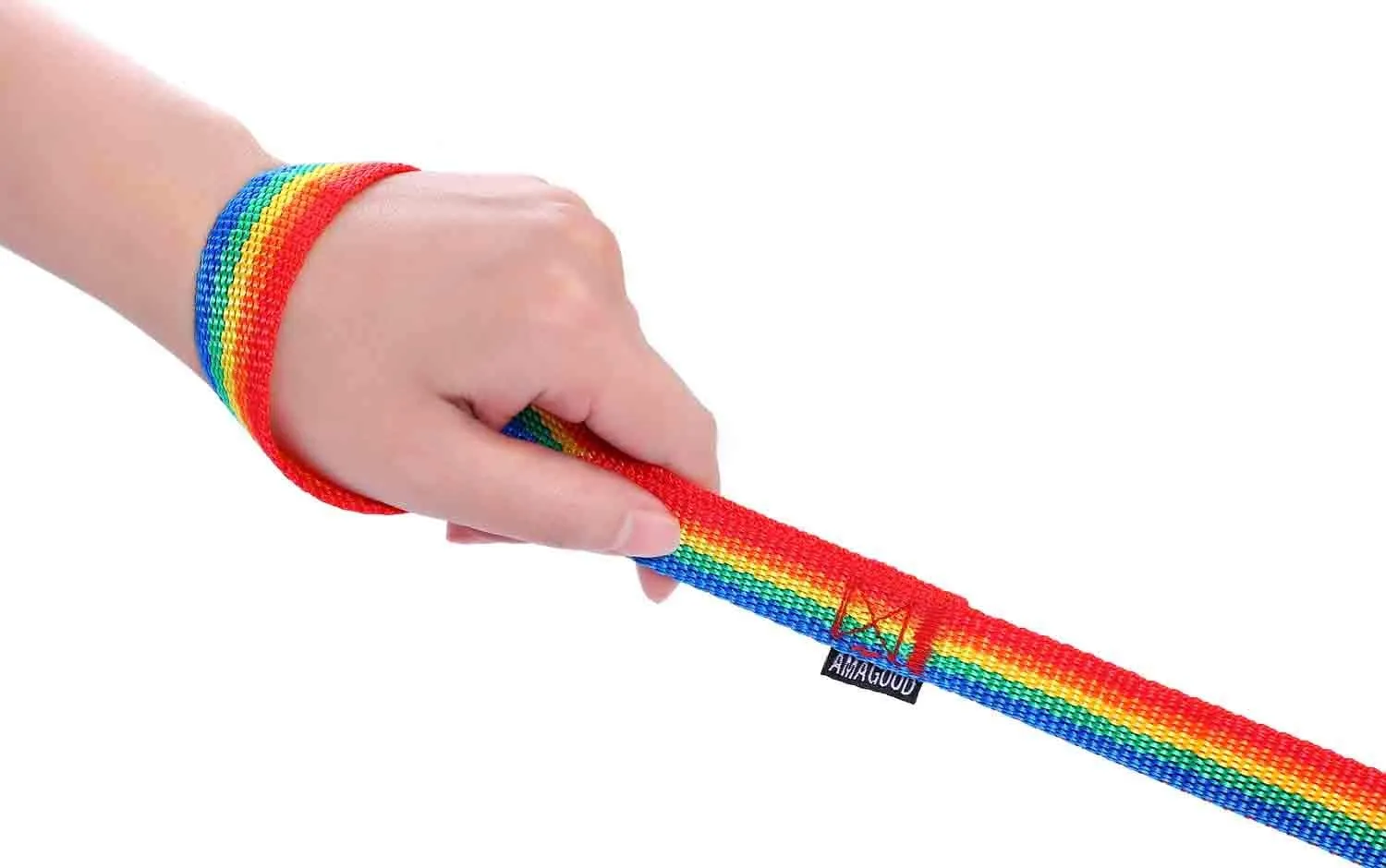 AmaGood Dog/Puppy Obedience Recall Training Agility Lead-15 ft 20 ft 30 ft 50 ft Long Leash-for Dog Training,Recall,Play,Safety,Camping (30feet, Rainbow)