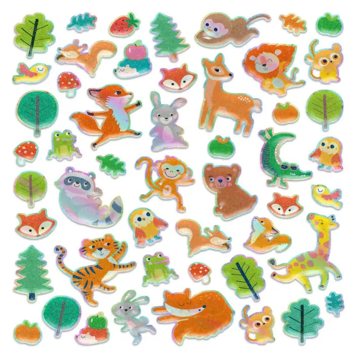 Animal puffy Stickers