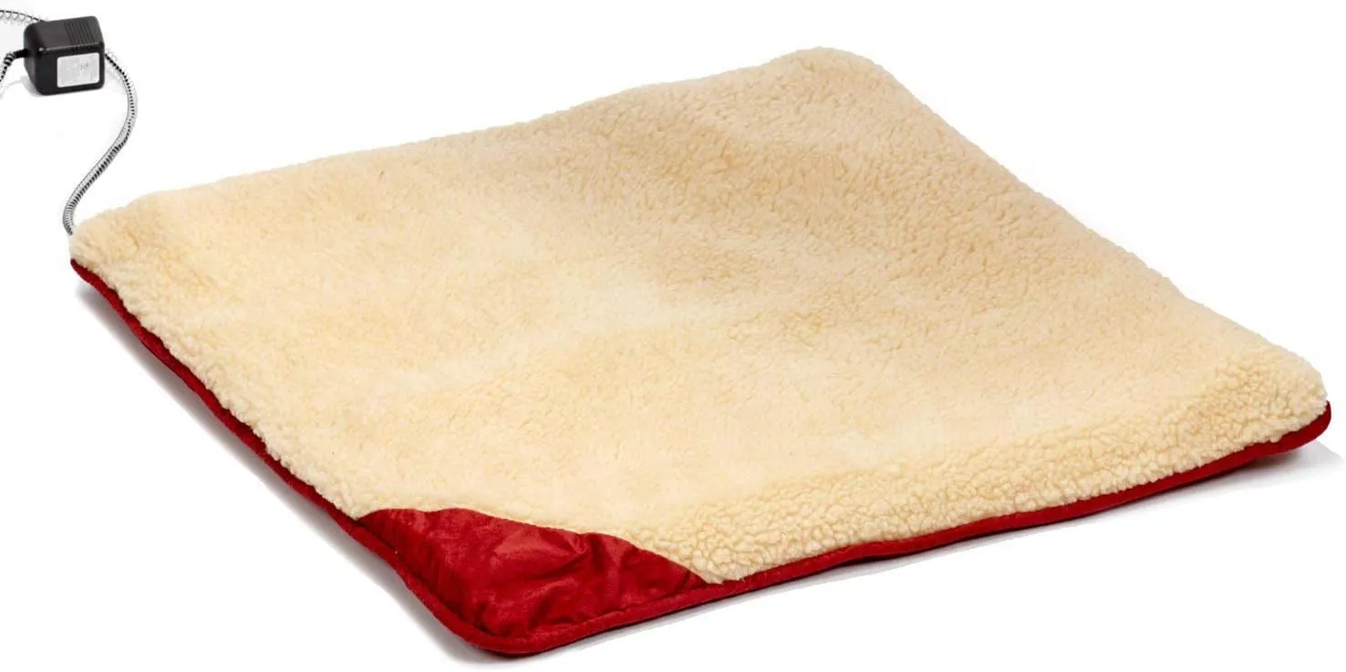 API Heated Pet Bed | Machine Washable Electric Pet Bed | Heated Bed for Pets and Animals | Medium