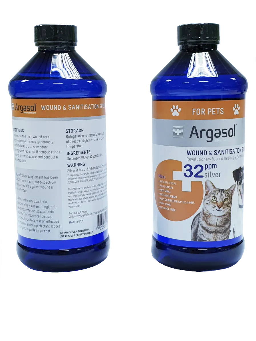 Argasol Pets Silver Spray, 32 ppm (500ml)