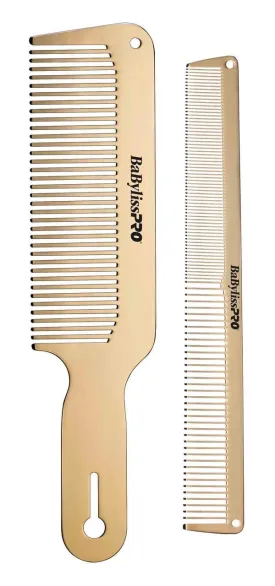 BaByliss Pro BARBERology Gold FX Metal Comb Set
