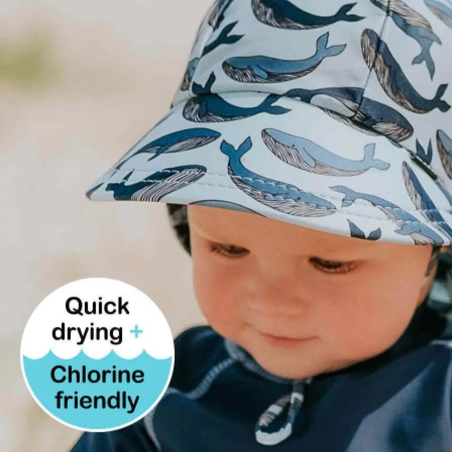 Bedhead: Kids Swim Legionnaire Beach Hat Whale