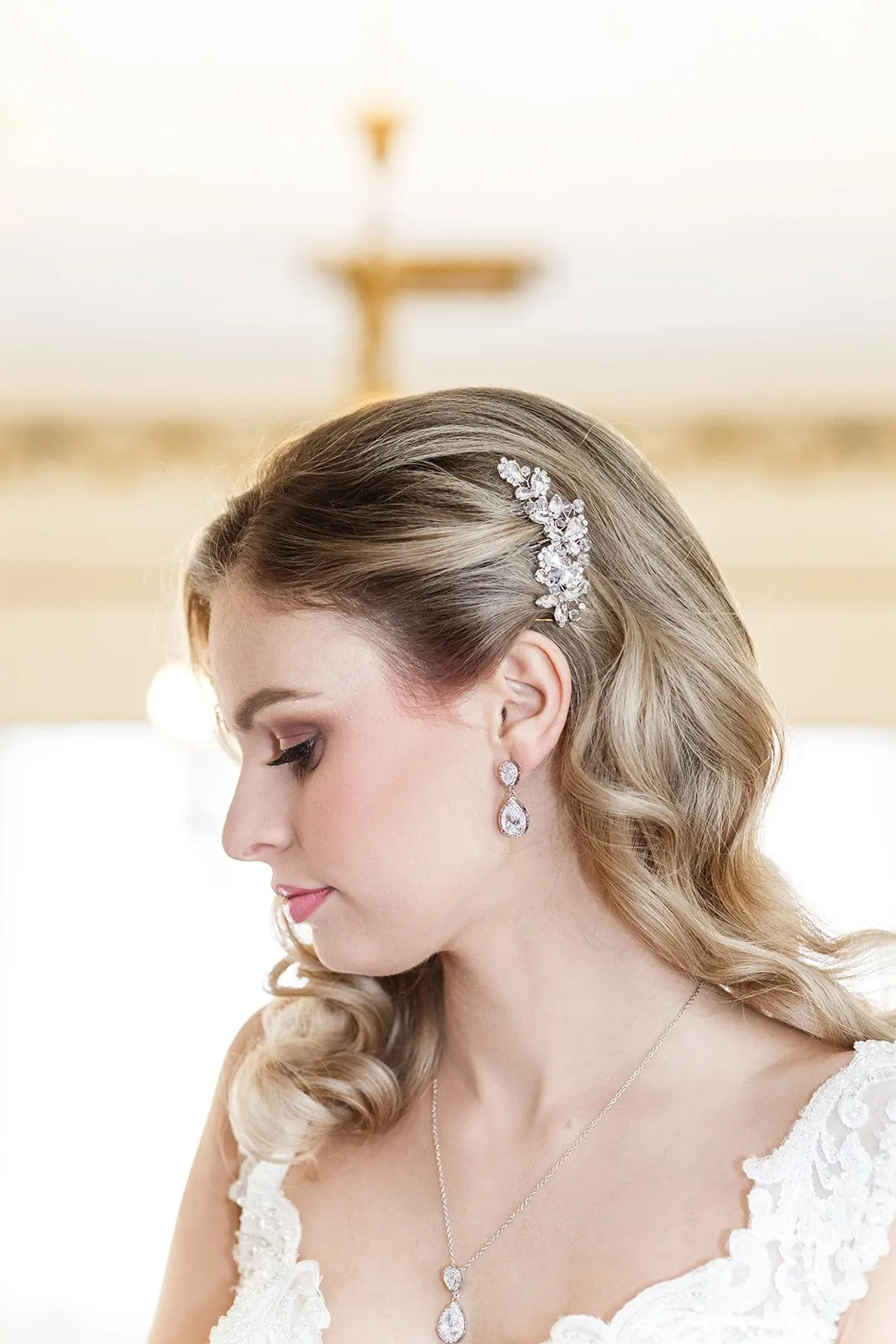 Carla Swarvoski Pearl Comb