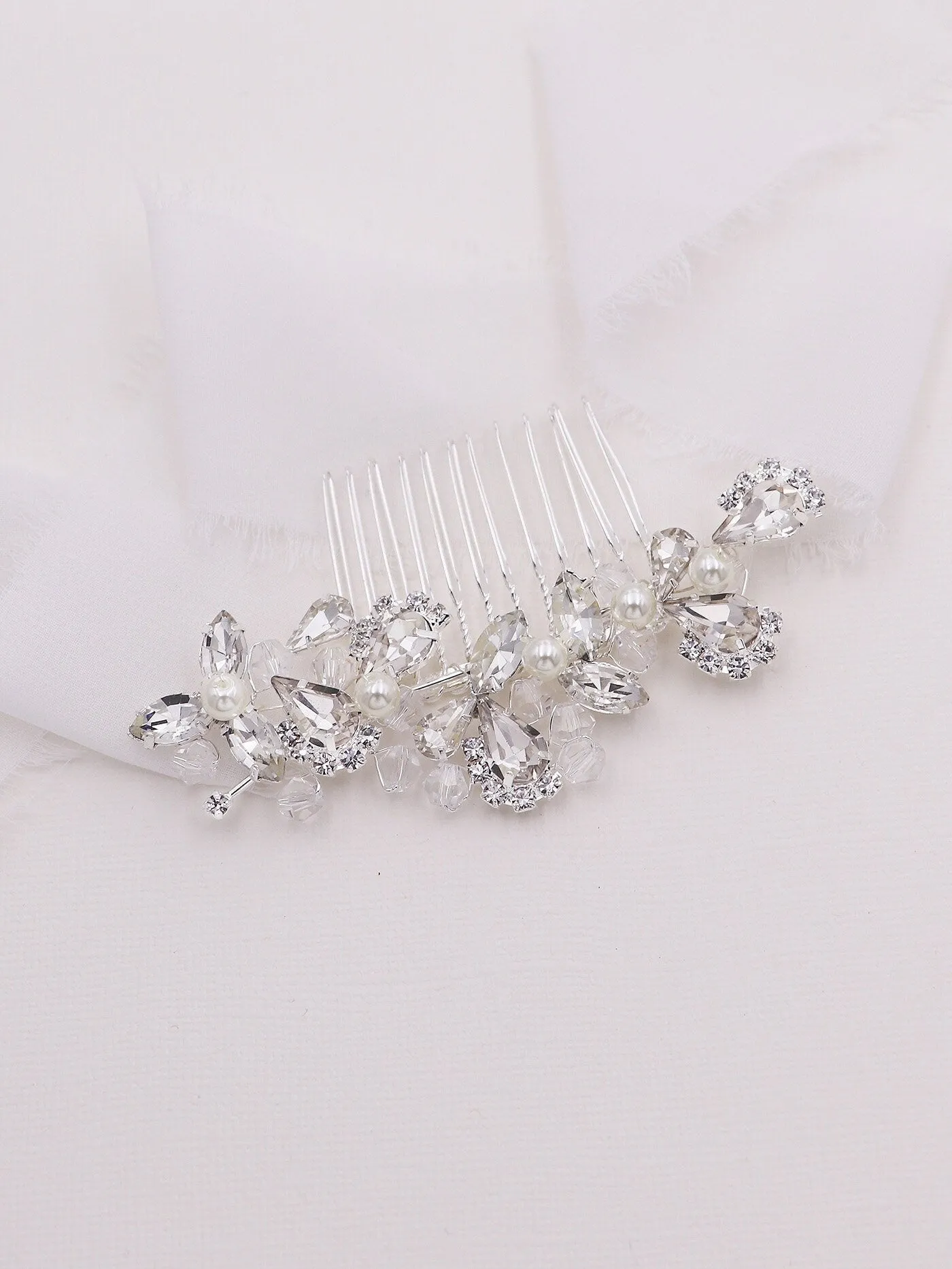 Carla Swarvoski Pearl Comb