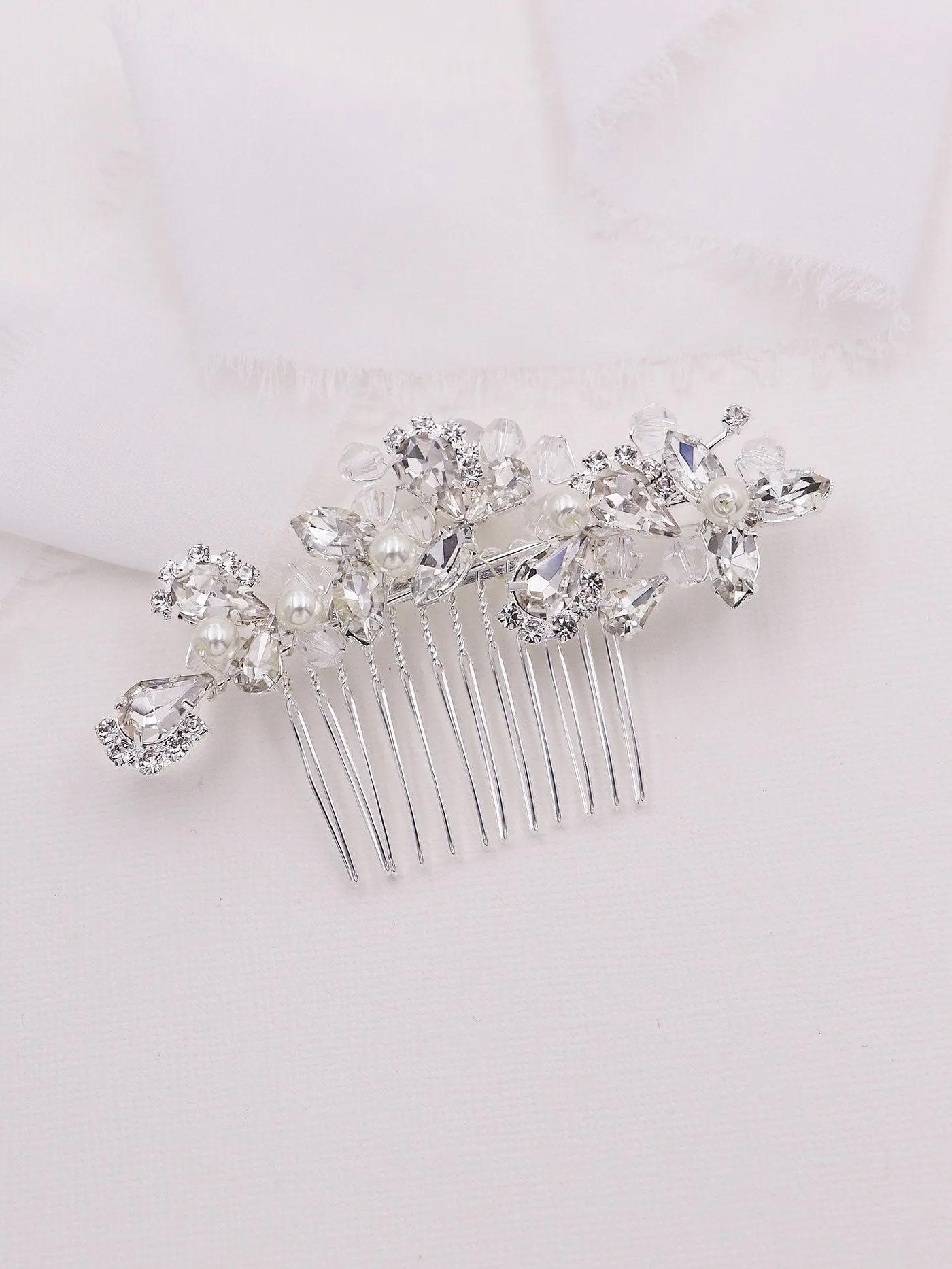 Carla Swarvoski Pearl Comb