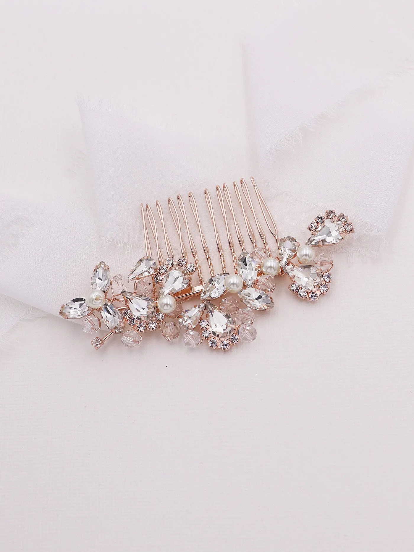 Carla Swarvoski Pearl Comb