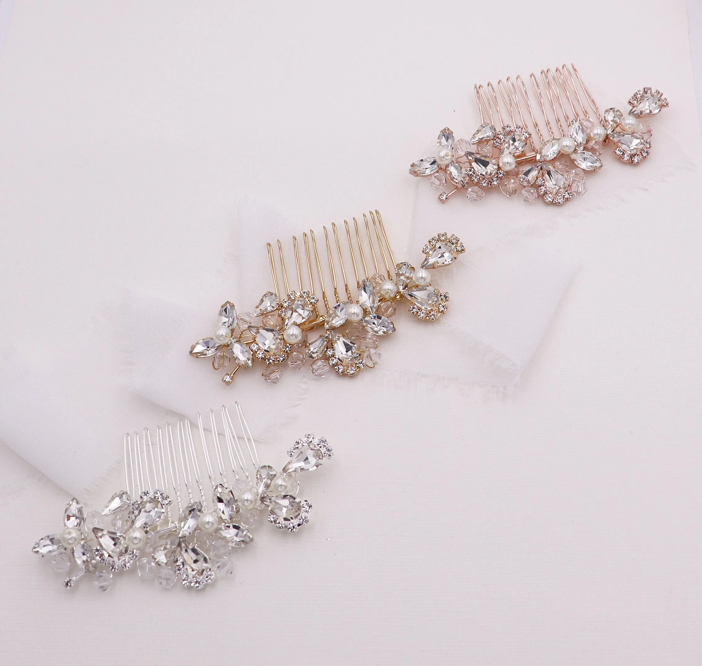 Carla Swarvoski Pearl Comb