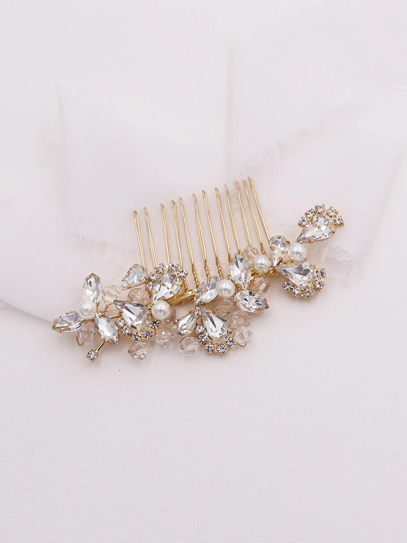 Carla Swarvoski Pearl Comb