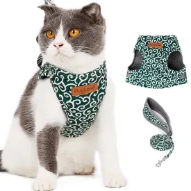 Cat Vest Harness with Traction Rope