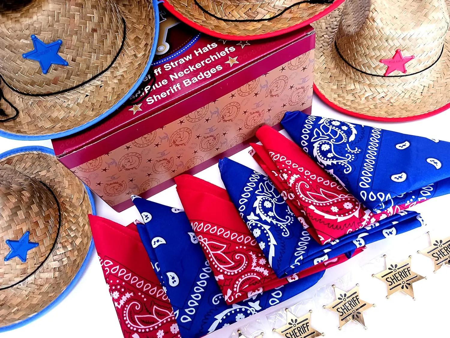Children's Cowboy Hat with Sheriff Star (Gift Pack) - Bulk