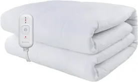 Comfytemp Heated Mattress Pad Mini Twin Size 31" x 55", Single Controller Quilted Electric Mattress Pads with 7- Layer Structure, 3 Heat Settings, 10H Auto-Off, for Mom, Washable