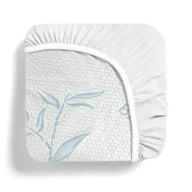 Cotton Home Bamboo Blue  Waterproof  Mattress Protector