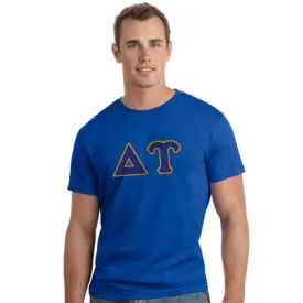 Delta Upsilon Letter T-Shirt - G500 - TWILL