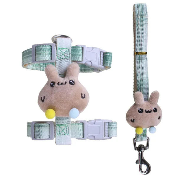 Dog Adjustable Harness Vest Walking Lead Leash