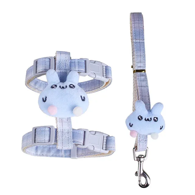 Dog Adjustable Harness Vest Walking Lead Leash