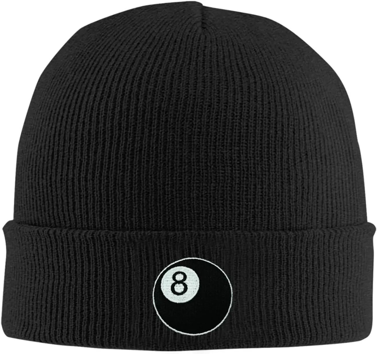 Dog Embroidery Beanie Hat Unisex Knit Cuffed Cap Women Men Gift