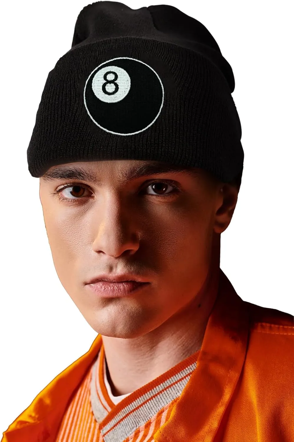 Dog Embroidery Beanie Hat Unisex Knit Cuffed Cap Women Men Gift