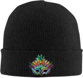 Dog Embroidery Beanie Hat Unisex Knit Cuffed Cap Women Men Gift