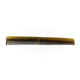 Dual Threat Wooden Combo Comb - 7.5 inches || Oil Infused Wooden Comb