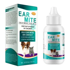 Ear Mite treatment for Dogs and Cats Pet Ear Cleaners
