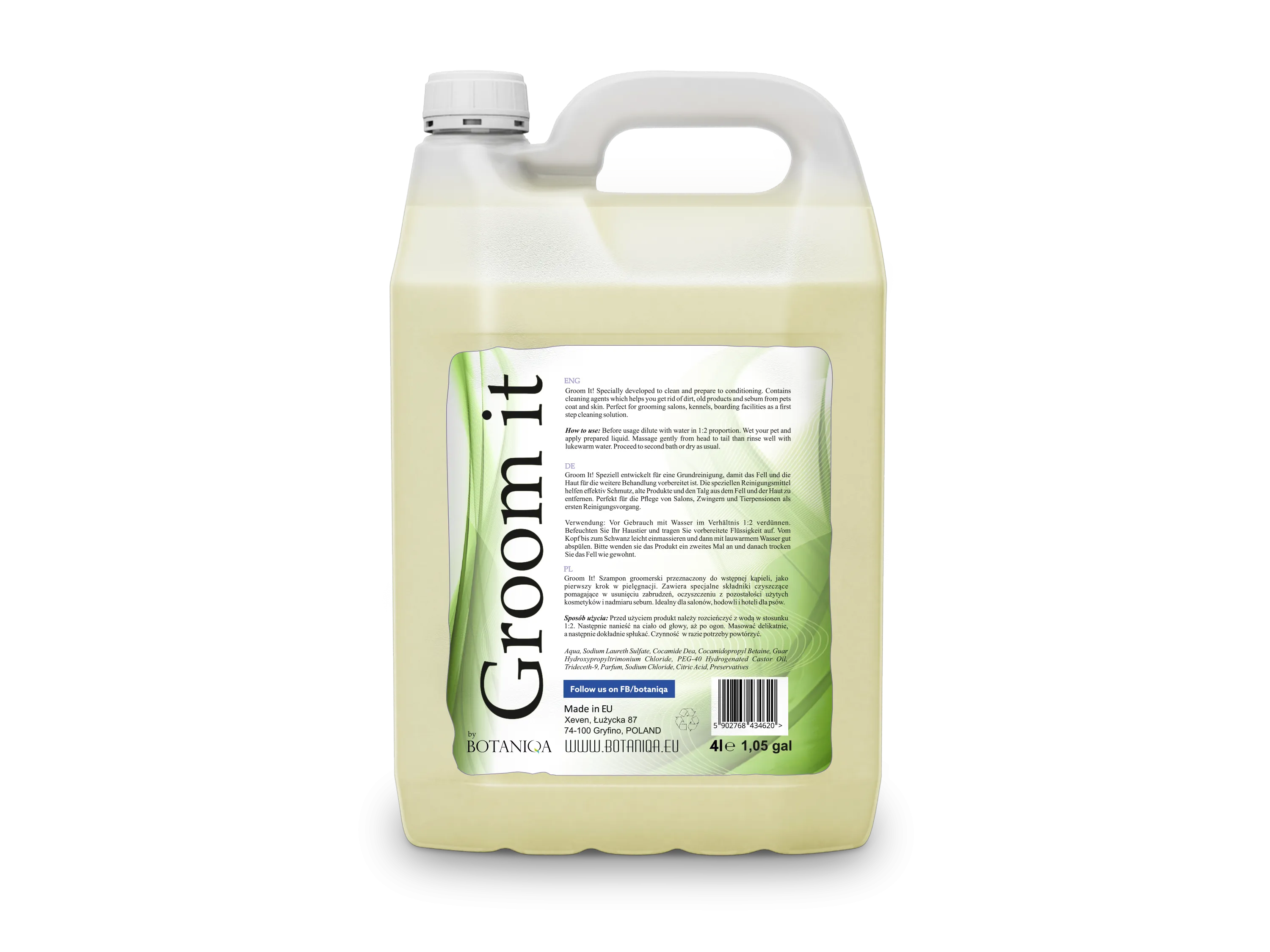 Groom it 1.05 gal