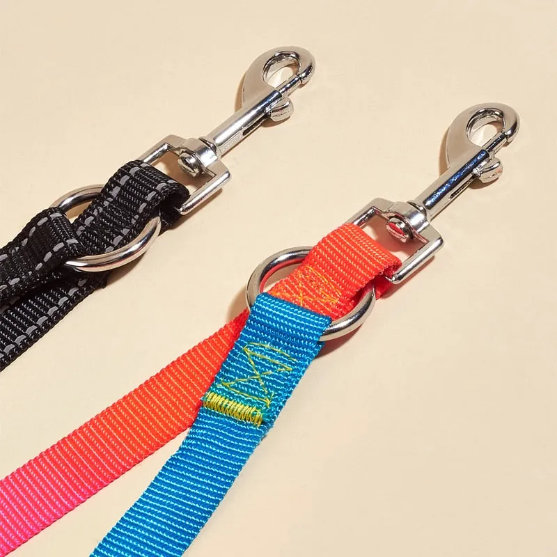 Hands Free Dog Chain Nylon Soft Pet Traction Rope Leads Diagonally Dog Rope Explosion-proof Chain for Large Dogs