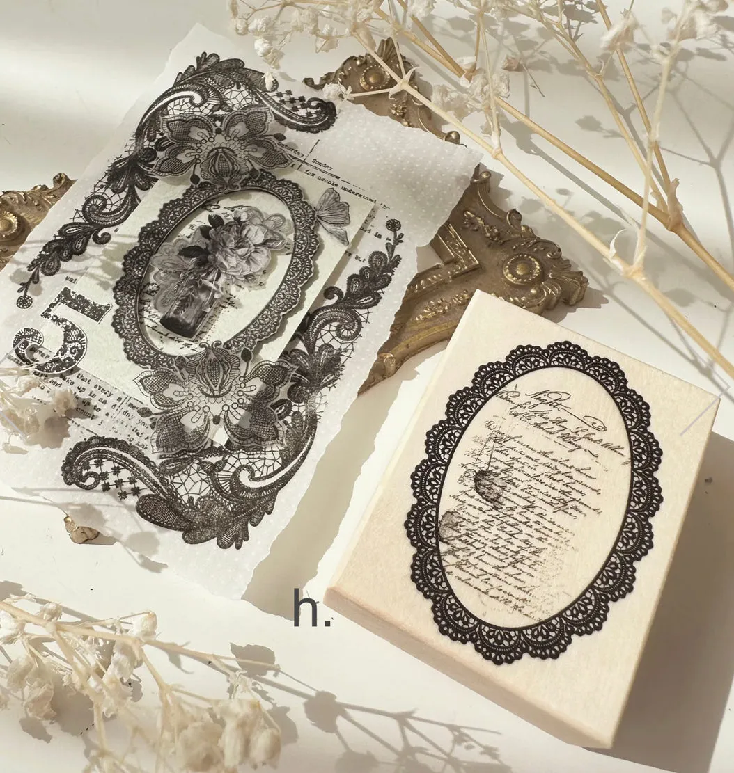 Journal Pages - In Love With Lace - Love Lace | Rubber Stamps