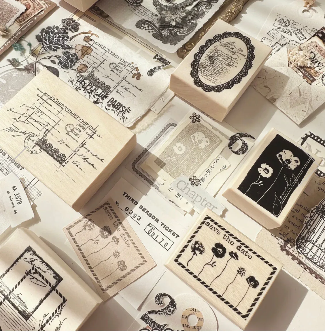 Journal Pages - In Love With Lace - Love Lace | Rubber Stamps