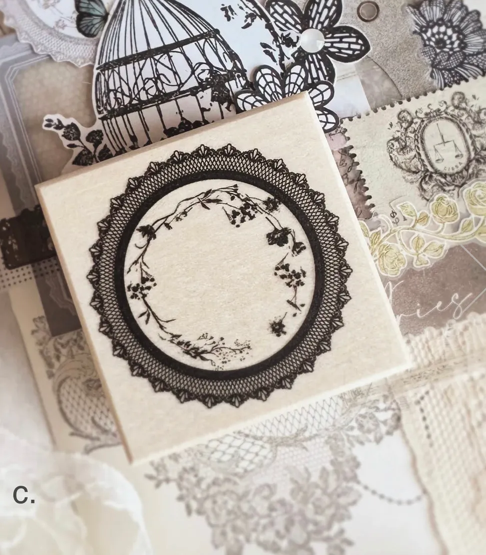 Journal Pages - In Love With Lace - Love Lace | Rubber Stamps