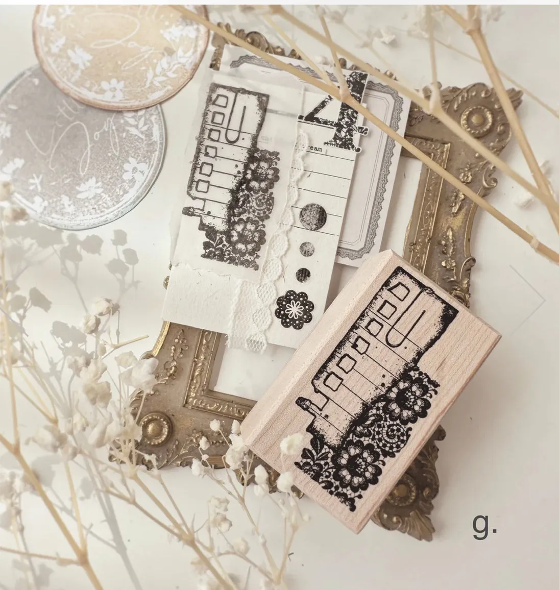 Journal Pages - In Love With Lace - Love Lace | Rubber Stamps