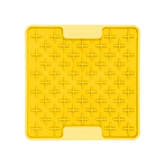 LickiMat Mini Buddy Tuff - Yellow