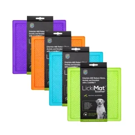 Lickimat Soother Slow Food Licking Mat for Cats & Dogs