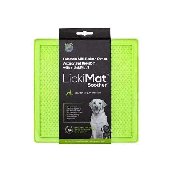 Lickimat Soother Slow Food Licking Mat for Cats & Dogs