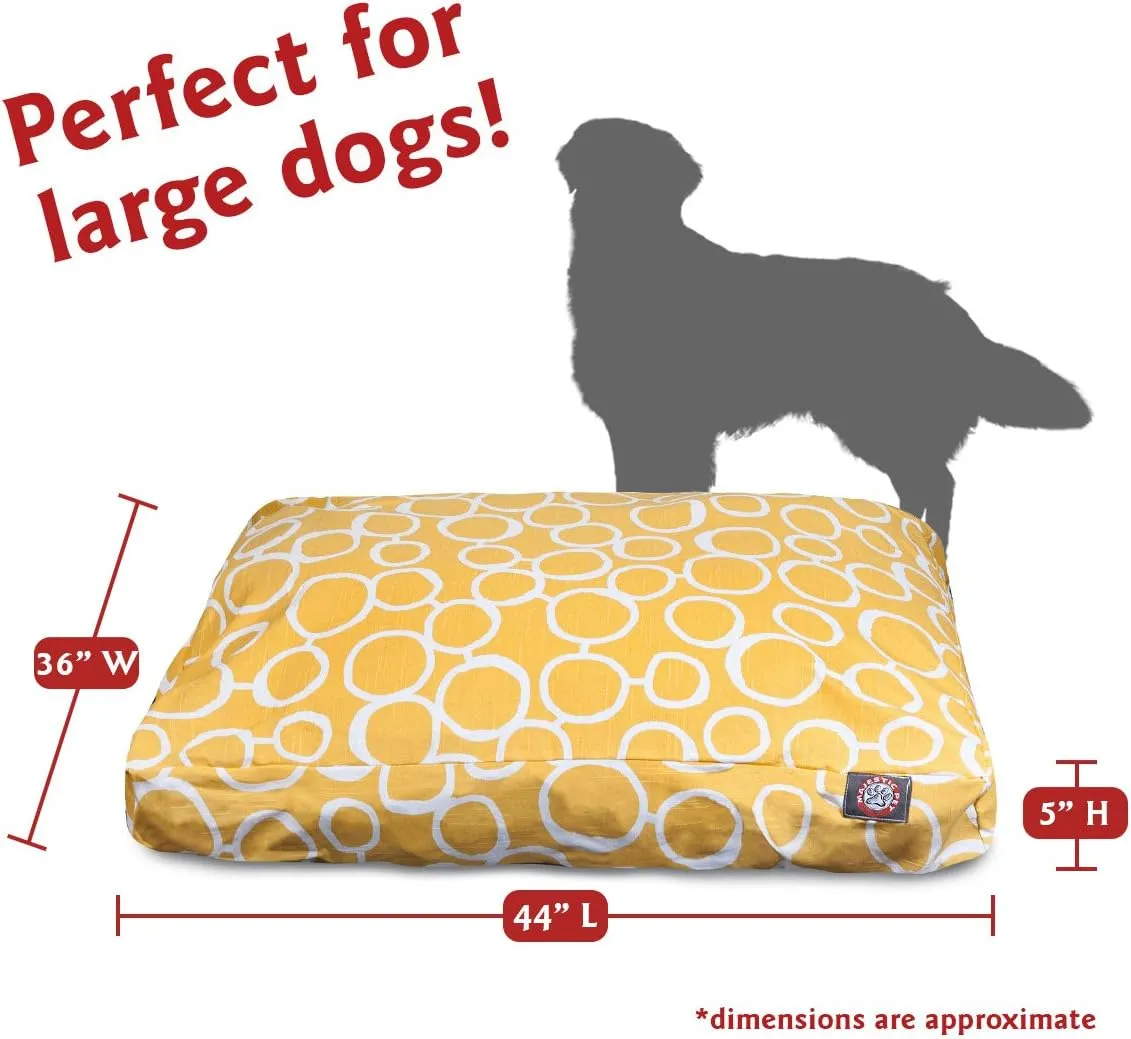 Majestic Pet Fusion Yellow Large Rectangle Pet Bed