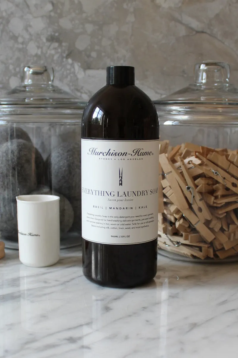 Murchison Hume Everything Landry Soap in Basil Mandarin Kale - 32 Oz