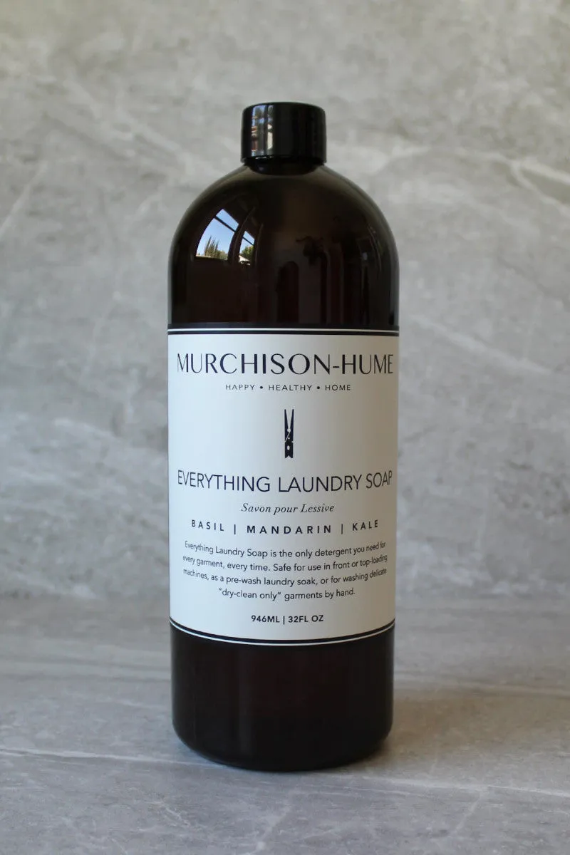 Murchison Hume Everything Landry Soap in Basil Mandarin Kale - 32 Oz
