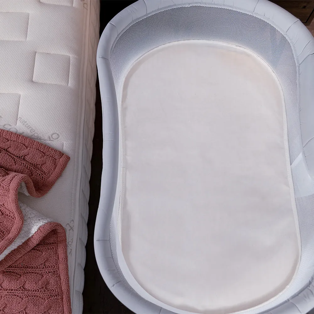 Naturepedic Organic Bassinet Mattress with Breathable Cover for Halo
