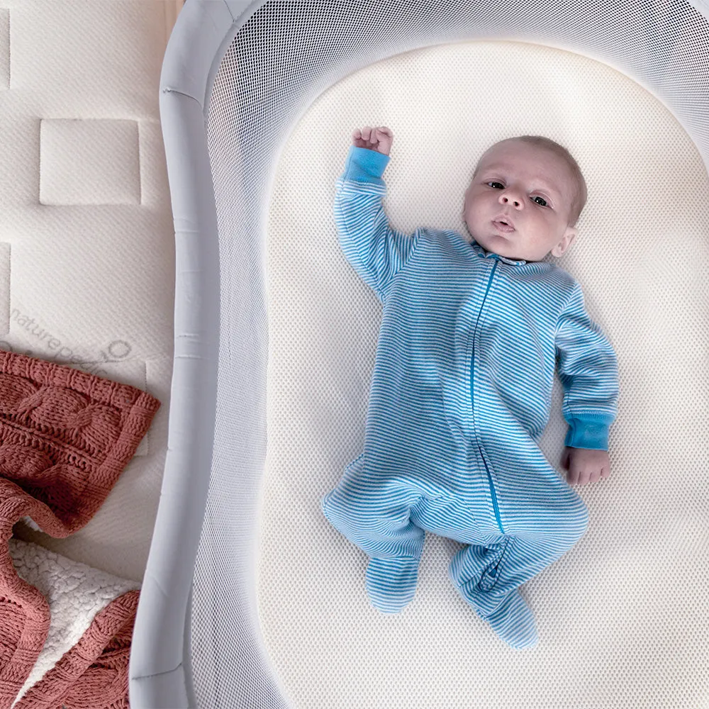 Naturepedic Organic Bassinet Mattress with Breathable Cover for Halo