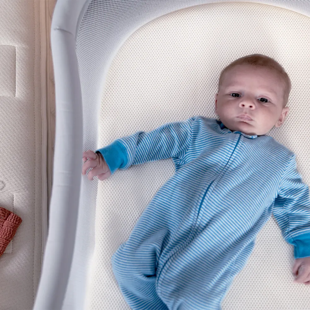 Naturepedic Organic Bassinet Mattress with Breathable Cover for Halo