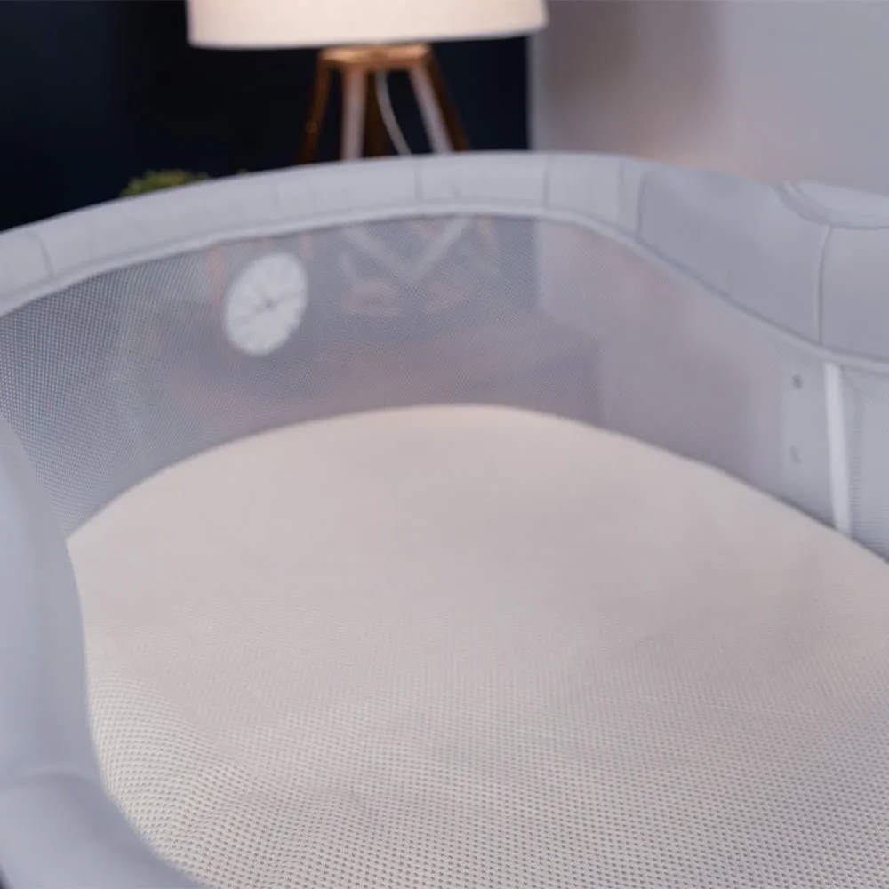 Naturepedic Organic Bassinet Mattress with Breathable Cover for Halo