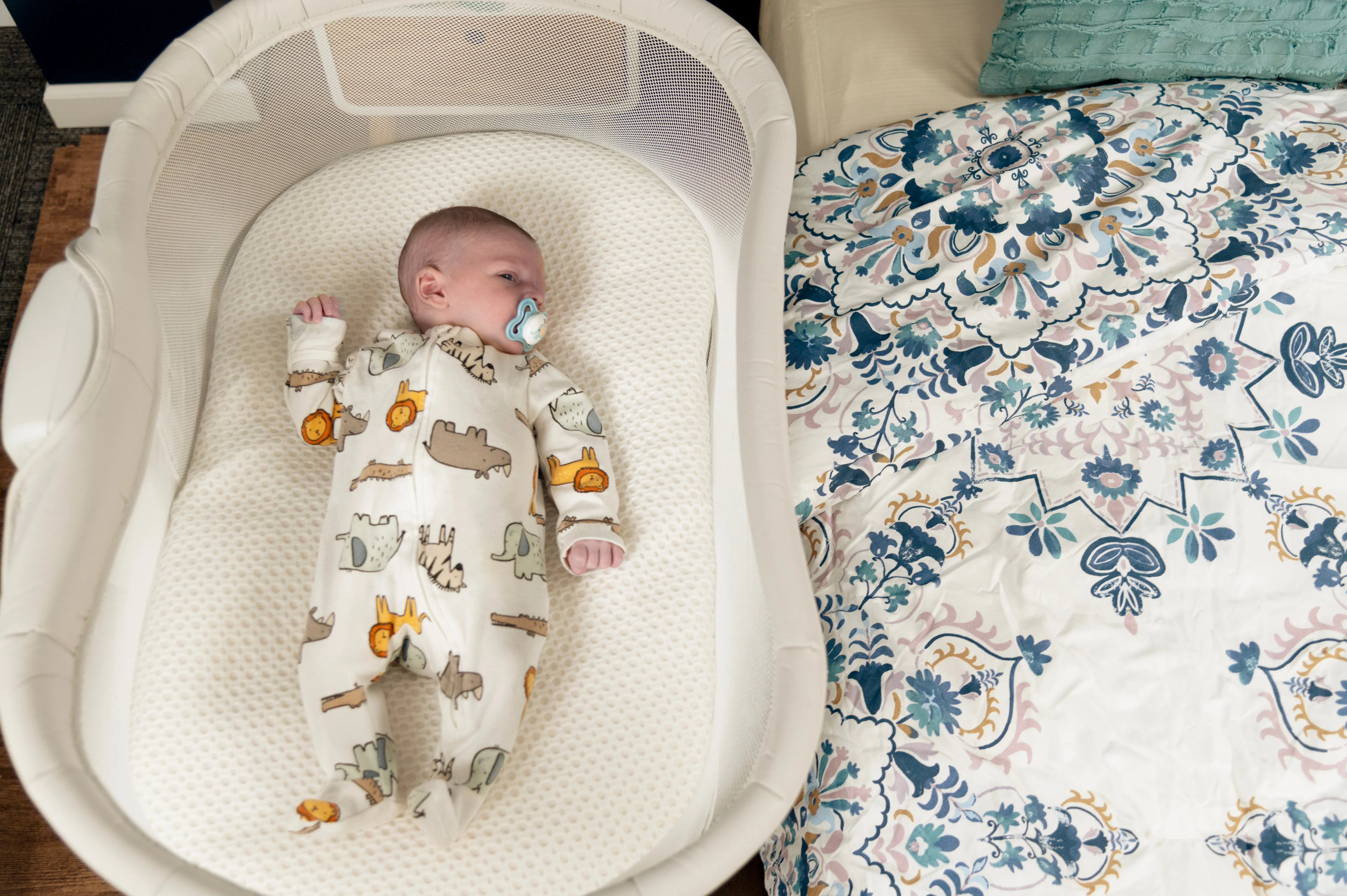 Naturepedic Organic Bassinet Mattress with Breathable Cover for Halo
