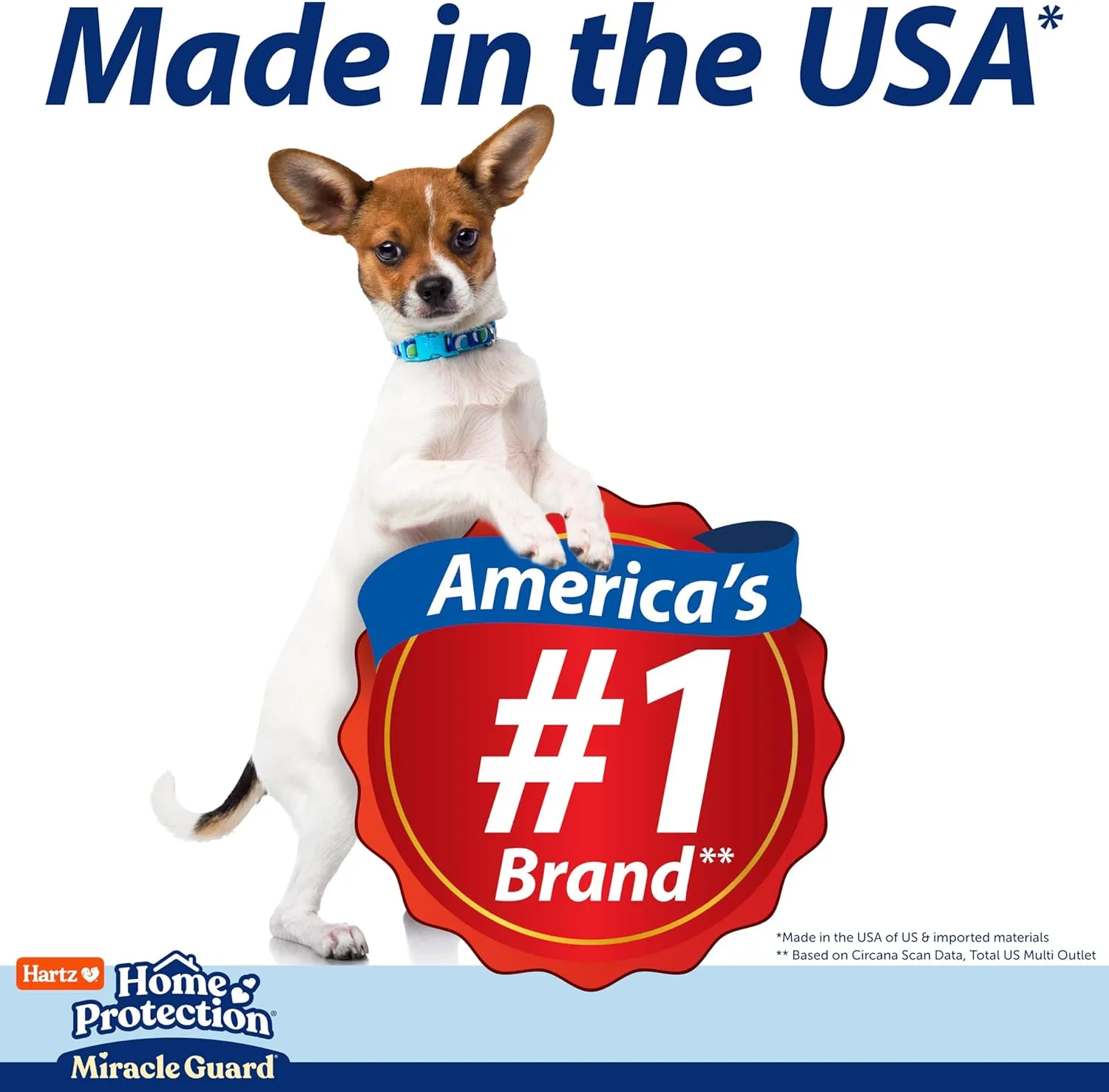 New! Hartz Home Protection Miracle Guard USA Made Dog Pads, Regular Size 25 Count, 3X Absorbency & 3X Longer use, Won't Leak and Odor Eliminating