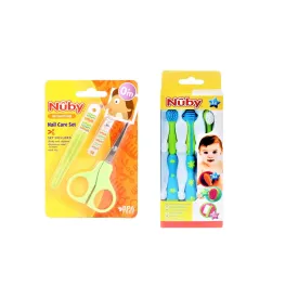 Nuby Nail Care Set   Tooth Brush Set 1 1 Offer