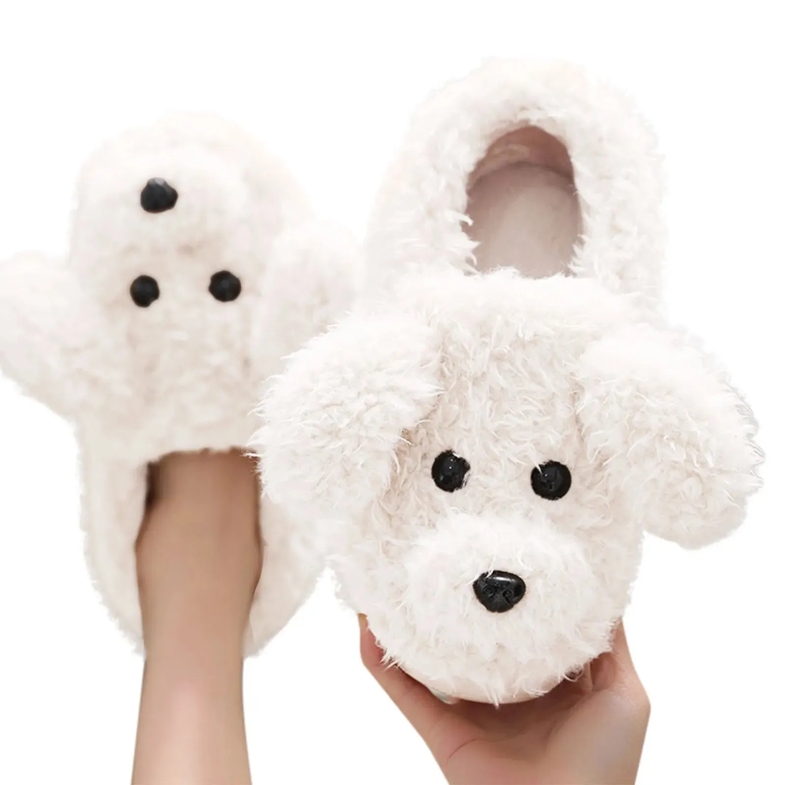 Pat and Pet Emporium | Shoes | Women's Warm Winter Dog Slippers