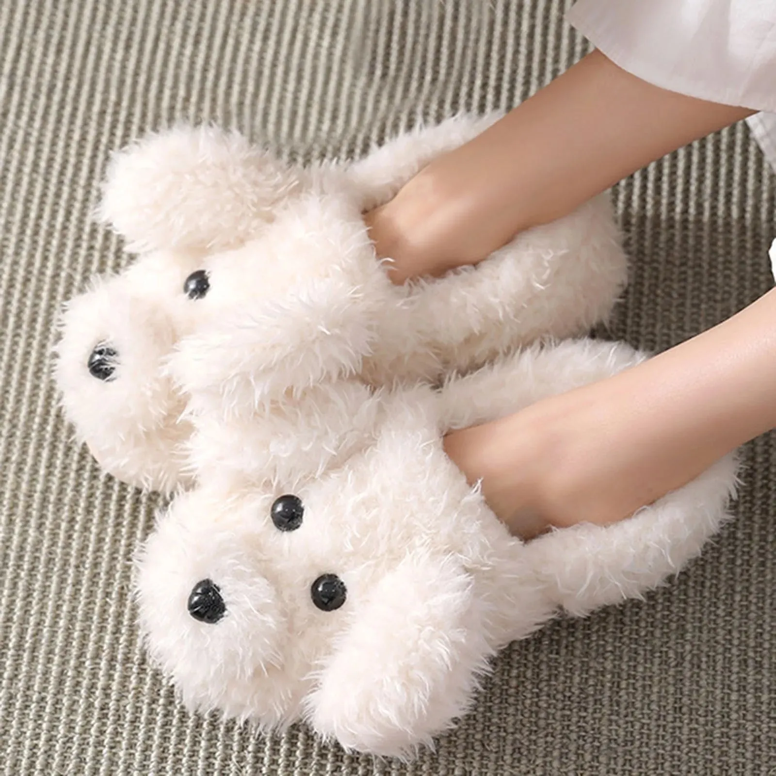 Pat and Pet Emporium | Shoes | Women's Warm Winter Dog Slippers
